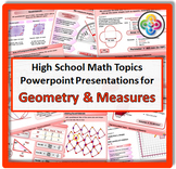 High School Math Topics: GEOMETRY & MEASURES