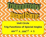 High School Math -Trigonometry Board Game - Unit Circle - 