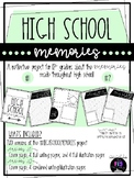 High School Memories Reflection Project **distance learning**