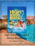 High School Musical 2 Movie Worksheet