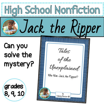 Preview of High School Nonfiction Reading Comprehension Lesson - Jack the Ripper