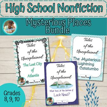 Preview of High School Nonfiction Reading Comprehension: Mysterious Places