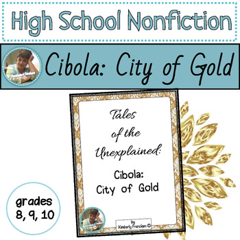 Preview of High School Nonfiction Reading Comprehension: Where is the City of Cibola?