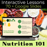 High School Nutrition 101: Google Slides