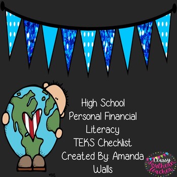 Preview of High School Personal Financial Literacy TEKS Checklist