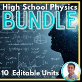 High School Physics PPT | Entire Course Curriculum NGSS | 