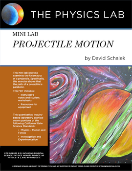 Preview of High School Physics and Physical Science - Mini Lab: Projectile Motion