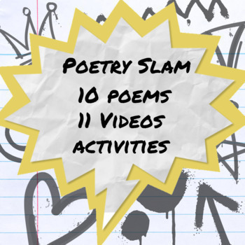 High School Poetry Slam Unit-54 Pages Mega Unit by Teacher for Inclusion