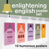 High School Posters - Middle School Posters - Grammar Punc
