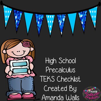 Preview of High School Precalculus TEKS Checklist