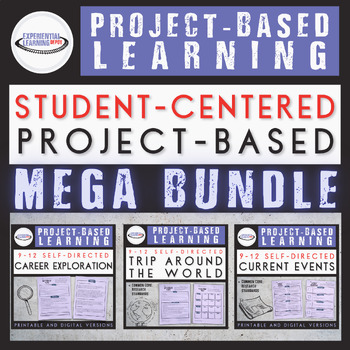 Preview of High School Project-Based Learning Lesson Plans MEGA Bundle + Teacher Manual