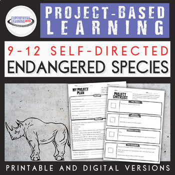 Preview of High School Project-Based Learning: Endangered Species