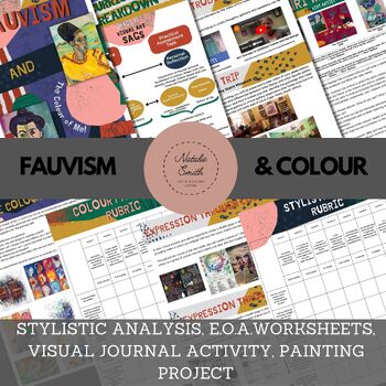 Preview of High School Project: Fauvism&Colour-Stylistic analysis, Visual Journal, Paining