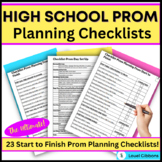 Prom Planning Checklists, 23 High School Event Forms & Pro