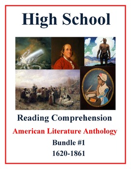 comprehension anthology literature bundle reading american included