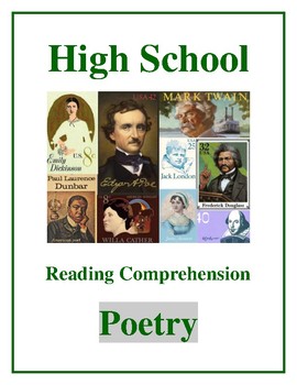 Preview of High School Reading Comprehension: Poetry - “The Bells” by Edgar Allen Poe