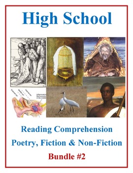 High School Reading Comprehension Practice Bundle #2 by The Worksheet Guy