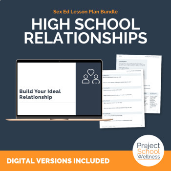 Preview of Healthy Relationships for High School Students | Sex Ed & Sexual Health Bundle