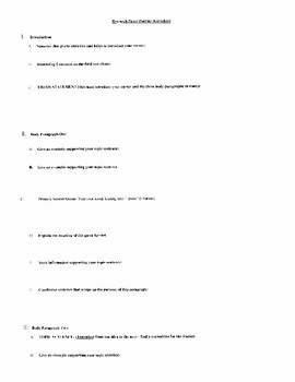 research paper assignment instructions high school