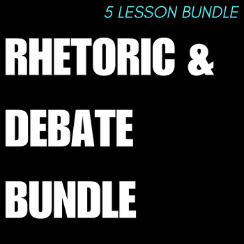 Preview of High School Rhetoric and Persuasion Bundle Devices Appeals Debate Thesis