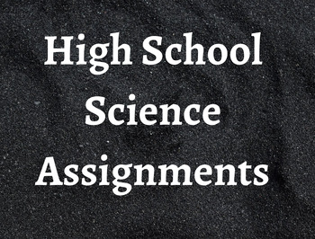 science assignments for high school