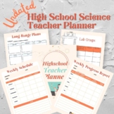 High School Science Teacher Planner