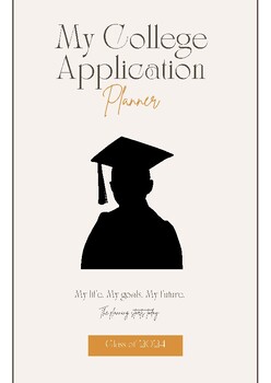 Preview of High School Graduation College Application Organization Planner and Guide