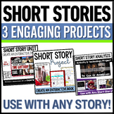 High School Short Story Unit Technology Projects for ANY S