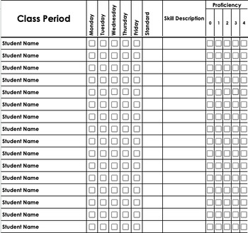 Preview of High School Small Group Tracker - Sheets