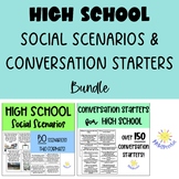 High School Social Bundle | Social Scenarios & Conversatio