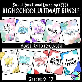 Preview of High School Social Emotional Learning ULTIMATE BUNDLE | Back to School