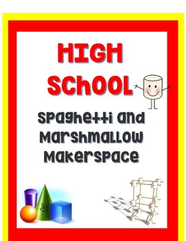 Preview of High School Spaghetti and Marshmallow Tower- Complete with LP and Standards!