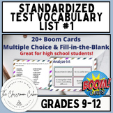 High School Standardized Test Vocabulary List #1 for 9th-1