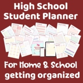 High School Student Planner - Pastel Colors