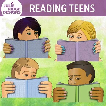 Preview of Teens Reading by Julie Ridge