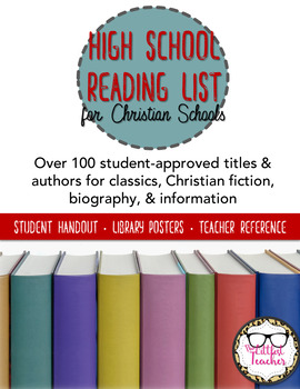Preview of High School Suggested Reading List for Christian Schools