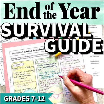 Preview of End of Year Survival Guide: Middle School & High School End of Year Project
