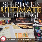 High School Team-building Escape Room, PRINTABLE Sherlock'