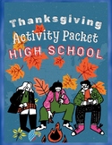 High School Thanksgiving Activity Packet