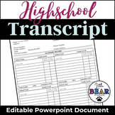High School Transcript | Homeschooling | Forms