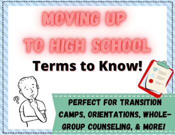 Preview of High School Transition: Terms to Know