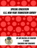 High School Transition to New School Year Google Forms Sur