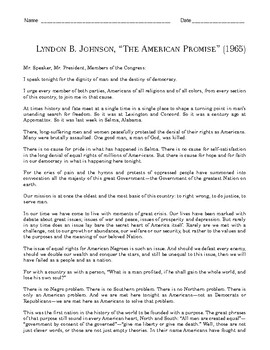 america's promise essay