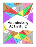 Vocabulary Test Prep Critical Thinking - 2 Distance Learning