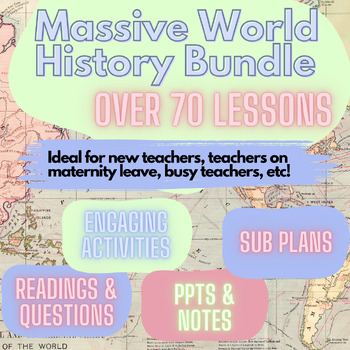 Preview of High School World History MASSIVE Bundle