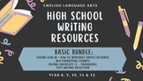 High School Writing Resources - Basic Bundle