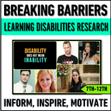 High School and Middle School Learning Disabilities Research Project