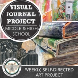 Middle School Art, High School Art Project Visual Journal,