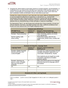 edtpa task 1 assignment