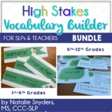 High Stakes Testing Vocabulary Builder BUNDLE - for 1st th